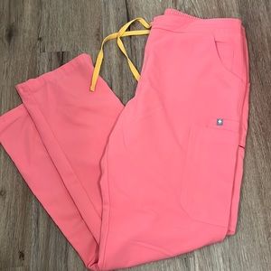 Bright Pink FIGS Bottoms